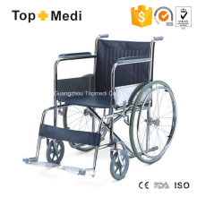 Fauteuil roulant manuel standard Topmedi Steel 809 Basic